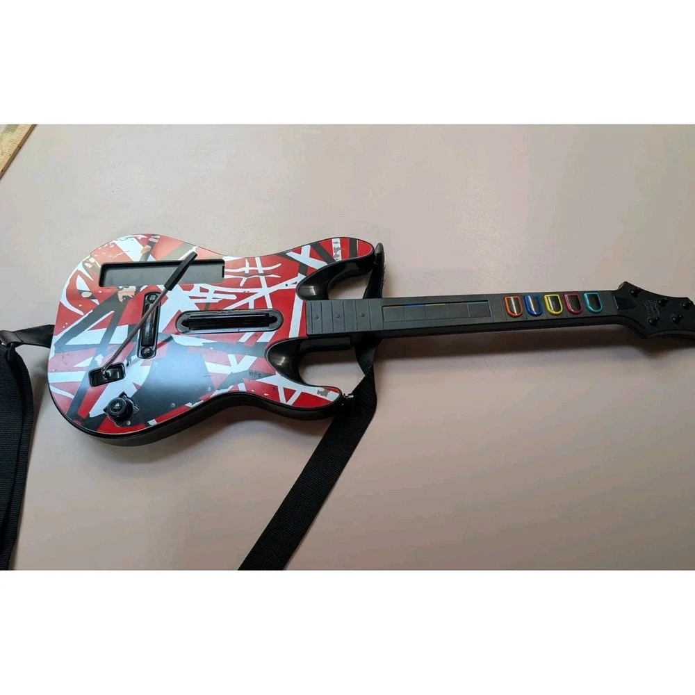 Van Halen Frankenstrat Guitar Hero Faceplate Guitar Van Halen Nintendo Wii PS